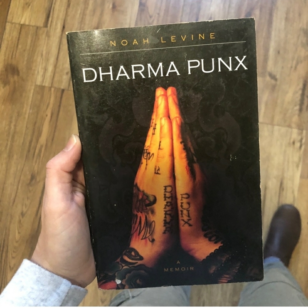 Dharma Punx by Noah Levine - Black Cover Coffee Table Book